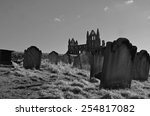 Gravestones Next To Whitby Abbey