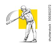 Illustration Of A Baseball...