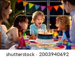 Kids Birthday Party. Child...