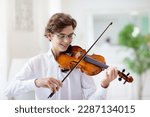 Man playing violin. classical...