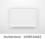 empty white frame on a white... | Shutterstock .eps vector #1658516662