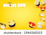 world emoji day greeting card.... | Shutterstock .eps vector #1964260315