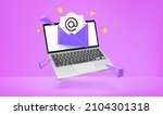 sending and receiving emails... | Shutterstock .eps vector #2104301318