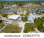 Beach deck and public restrooms on Siesta Key Beach Sarasota FL