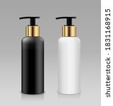 bottle pump white and black... | Shutterstock .eps vector #1831168915