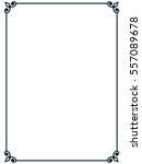 frame border line page vector... | Shutterstock .eps vector #557089678