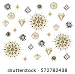 seamless aztec pattern.... | Shutterstock . vector #572782438