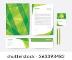 corporate identity template | Shutterstock .eps vector #363393482