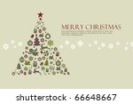christmas card | Shutterstock . vector #66648667