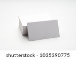 photo of blank business cards... | Shutterstock . vector #1035390775