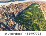 Aerial View Of Manhattan New...