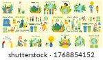 set of eco save environment... | Shutterstock .eps vector #1768854152