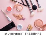 Makeup brush and cosmetics