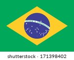 brazilian flag | Shutterstock .eps vector #171398402