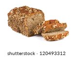 Whole Wheat Bread  Isolated On...