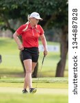 Small photo of PATTAYA, THAILAND-FEBRUARY 23: Jacqui Concolino of USA prepares for next shot during R3 of Honda LPGA Thailand 2019 on February 23, 2019 at Siam Country Club Old Course in Pattaya, Thailand