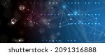 neural network concept.... | Shutterstock .eps vector #2091316888