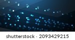 neural network concept.... | Shutterstock .eps vector #2093429215