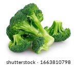 Fresh broccoli isolated on...