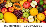 Food background fruits...