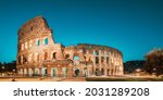 Rome  Italy. Colosseum Also...