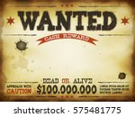 wanted vintage western poster ...