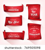 collection of christmas... | Shutterstock .eps vector #769505098