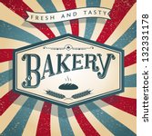 bakery banner | Shutterstock .eps vector #132331178