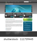 template for website  eps10... | Shutterstock .eps vector #111739445