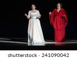 Small photo of DNIPROPETROVSK, UKRAINE - DECEMBER 26: Members of the Dnipropetrovsk State Opera and Ballet Theatre perform BARCAROLLE on December 26, 2014 in Dnipropetrovsk, Ukraine