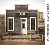 Rustic Western Town Jail. 3d...