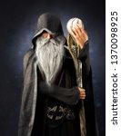 Evil Warlock Old Hooded Wizard...