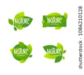 nature  product   organic green ... | Shutterstock .eps vector #1086210128