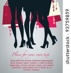 Legs And Bags  Vector Image Of...