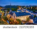 Skyline Of Luxembourg City...