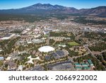 Flagstaff, Arizona viewed from above in 2021