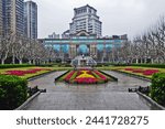 Small photo of Shanghai, China - March 24, 2013: Fuxing Park in the former French Concession of Shanghai
