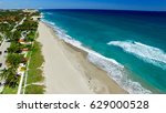 Coastline Of Palm Beach  Aerial ...