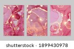 shiny magenta and gold stone... | Shutterstock .eps vector #1899430978