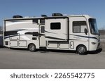 Small photo of Indianapolis - Circa February 2023: Jayco Precept RV. Jayco is part of Thor Industries and builds recreational vehicles, motorhomes and fifth wheels.