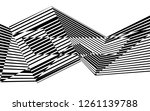 black and white stripes  lines... | Shutterstock .eps vector #1261139788