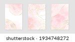 abstract dusty pink liquid... | Shutterstock .eps vector #1934748272
