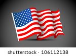 illustration of waving american ... | Shutterstock .eps vector #106112138