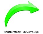 green indication arrows. up... | Shutterstock .eps vector #309896858