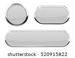 White Buttons With Chrome Frame....