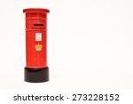 London Postbox Isolated On...
