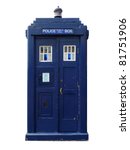 Blue Police Box Clipart Free Stock Photo - Public Domain Pictures