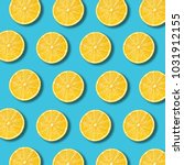 Lemon Slices Pattern On Vibrant ...