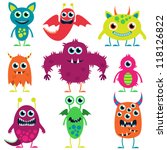 vector collection of cute... | Shutterstock .eps vector #118126822