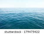 Open Water Surface Of The Sea
